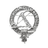 Pewter Clan Crest Hat Badge - Choose your clan A-M