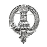 Pewter Clan Crest Hat Badge - Choose your clan A-M