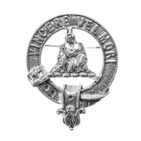 Pewter Clan Crest Hat Badge - Choose your clan A-M