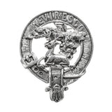 Pewter Clan Crest Hat Badge - Choose your clan A-M