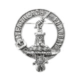 Pewter Clan Crest Hat Badge - Choose your clan A-M