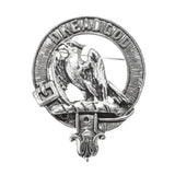 Pewter Clan Crest Hat Badge - Choose your clan A-M