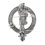 Pewter Clan Crest Hat Badge - Choose your clan N-Z