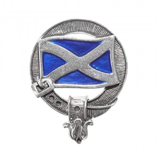 Pewter Clan Crest Hat Badge - Choose your clan N-Z