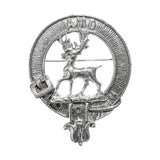 Pewter Clan Crest Hat Badge - Choose your clan N-Z