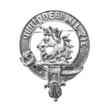 Pewter Clan Crest Hat Badge - Choose your clan N-Z