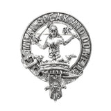 Pewter Clan Crest Hat Badge - Choose your clan N-Z