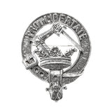 Pewter Clan Crest Hat Badge - Choose your clan N-Z