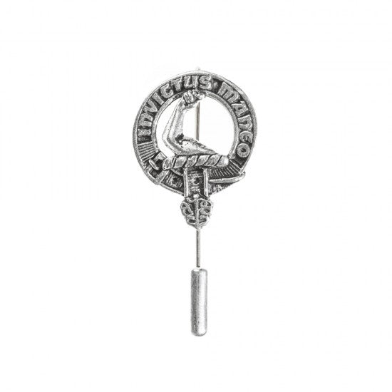 Pewter Clan Crest Lapel / Tie Pin - Choose your clan