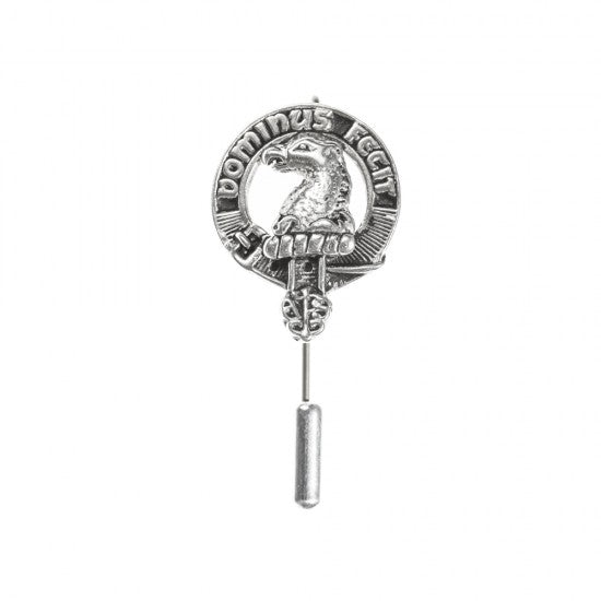 Pewter Clan Crest Lapel / Tie Pin - Choose your clan