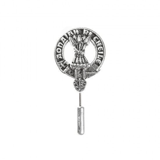 Pewter Clan Crest Lapel / Tie Pin - Choose your clan