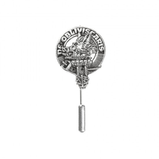 Pewter Clan Crest Lapel / Tie Pin - Choose your clan