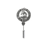 Pewter Clan Crest Lapel / Tie Pin - Choose your clan