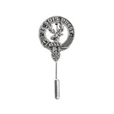 Pewter Clan Crest Lapel / Tie Pin - Choose your clan