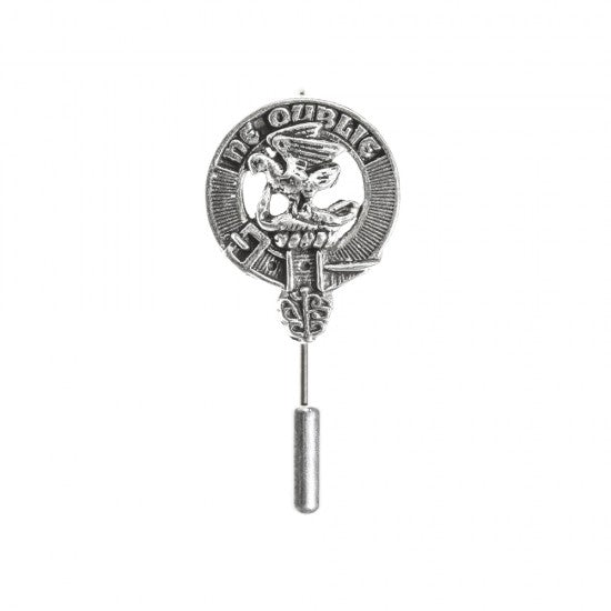 Pewter Clan Crest Lapel / Tie Pin - Choose your clan