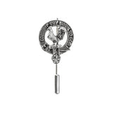 Pewter Clan Crest Lapel / Tie Pin - Choose your clan