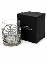 Pewter Whisky Tumbler With Enamelled Dot