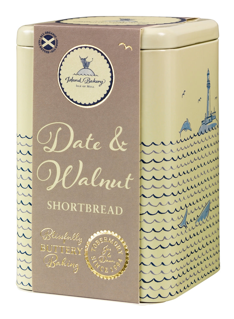 215g Date & Walnut Shortbread Tin