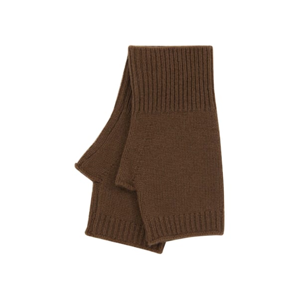 100% Cashmere Handwarmer - Rust