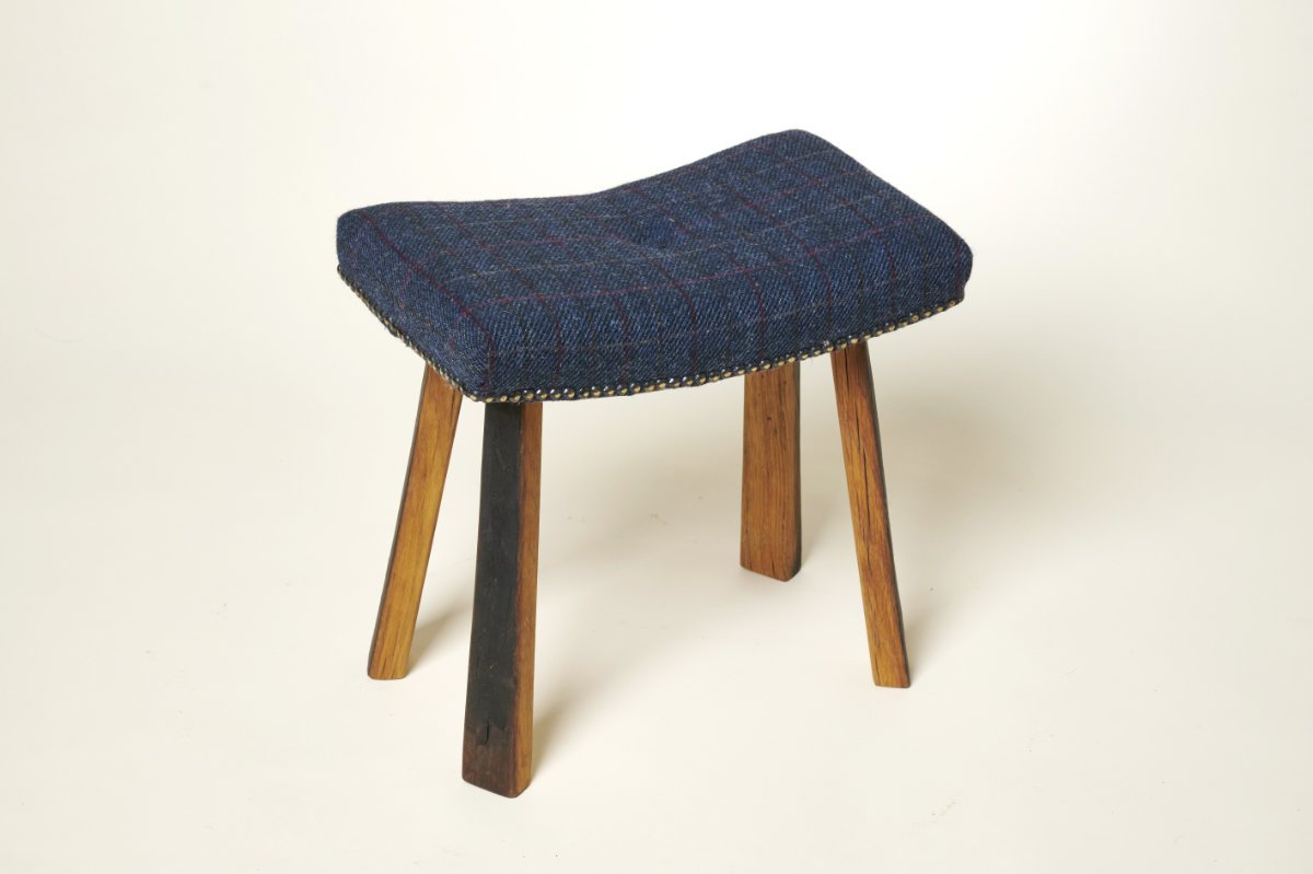 Tweed Foot Stool