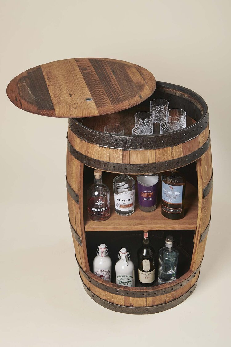 Full Barrel Bar with Swivel lid