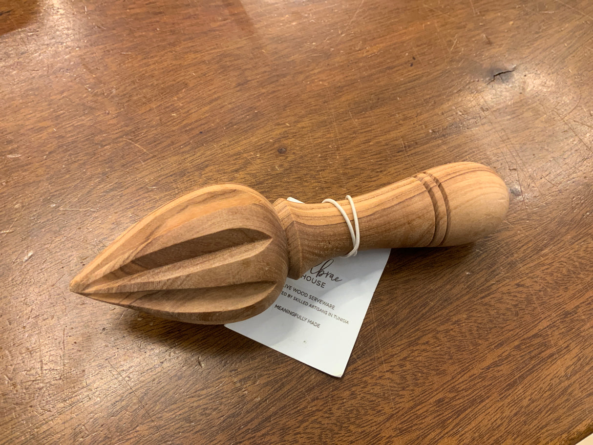 Olive Wood Citrus Fruit Reamer