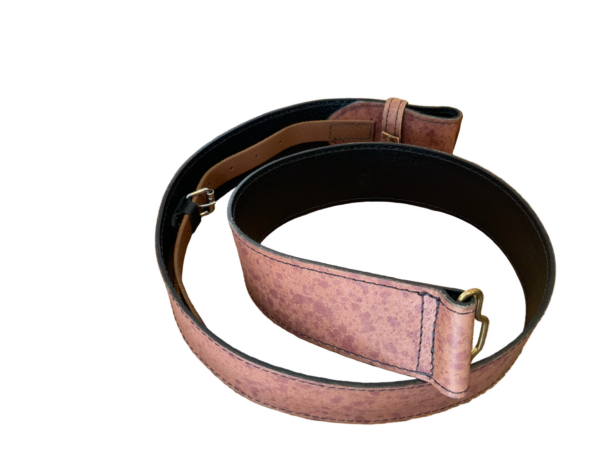 Kilt Belt Strap Khaki Pigskin