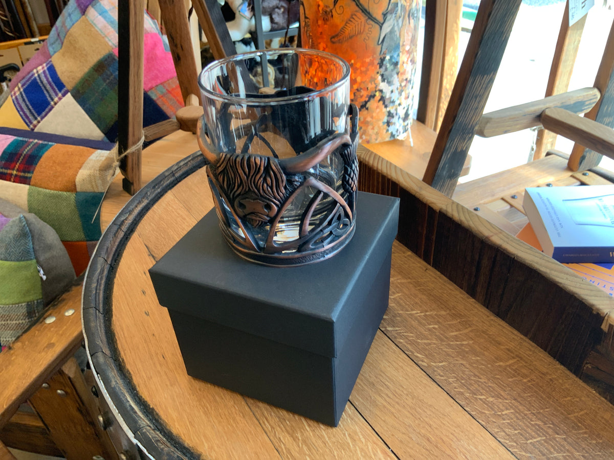 Pewter Chocolate Bronze Whisky Tumbler