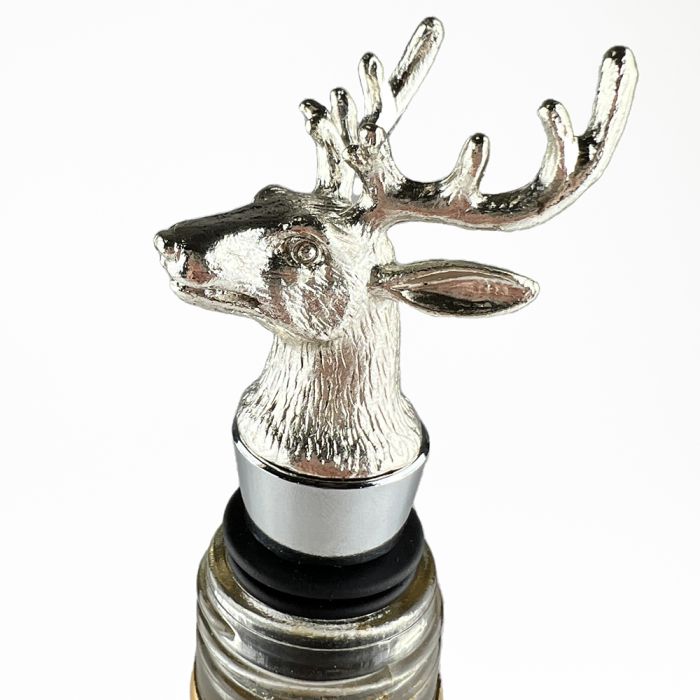 Stag Stainless Steel Bottle Stopper (Gift Boxed)