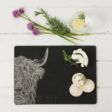 Highland Cow Slate Cheese Board