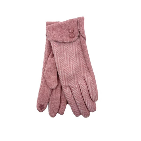 Rose Herringbone Cuff Glove (Boxed)