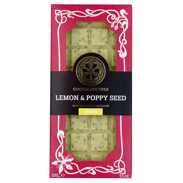 Lemon & Poppyseed 100g Bar 40% White Chocolate