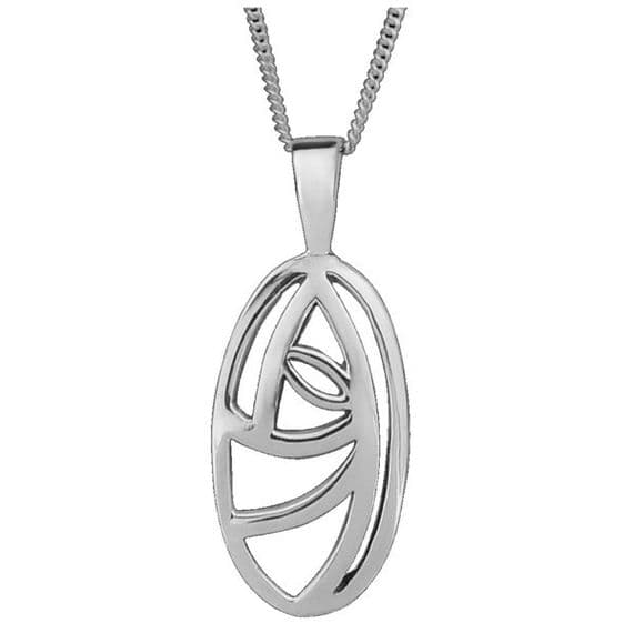 Mackintosh Spiralling Oval Pendant