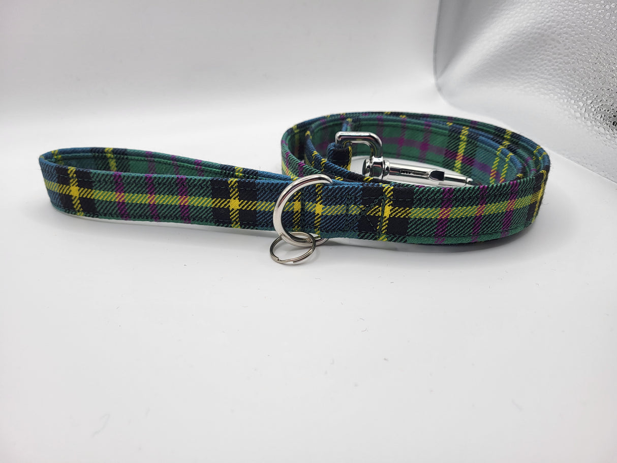 Macleod of Harris Tartan Dog Lead Approx 123 cm long, 25mm wide