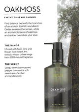 Oakmoss Hand Wash Pump Bottle 300ml