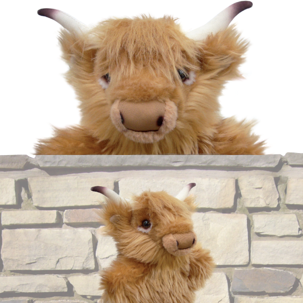 Highland Cow Hand Puppet