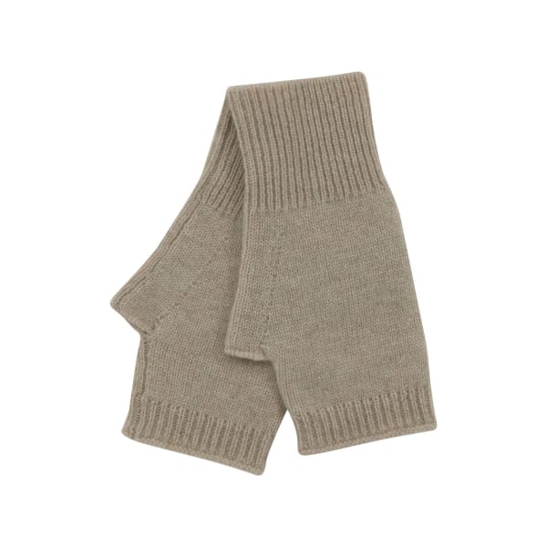 100% Cashmere Handwarmer - Pebble