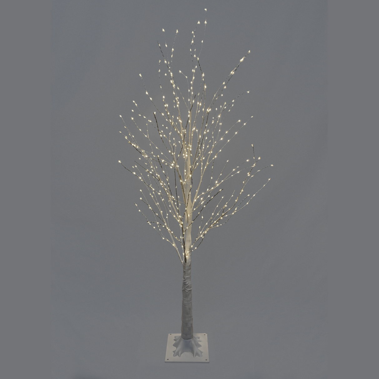 1.2m Warm White Micro Dot White Tree (500 LEDs)