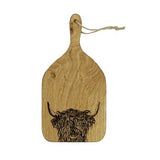 Highland Cow Prince Small Hanging Paddle