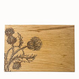 Trio of Thistles 30cm Oak Serving Board