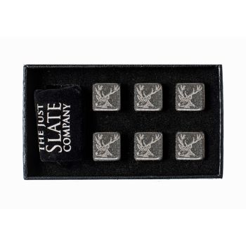 Stag Whisky Stones set of 6 (Gift Boxed)