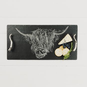 Highland Cow Large Serving Tray (Gift Boxed)