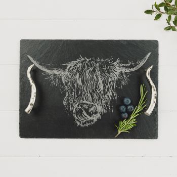 Highland Cow Medium Serving Tray (Gift Boxed)